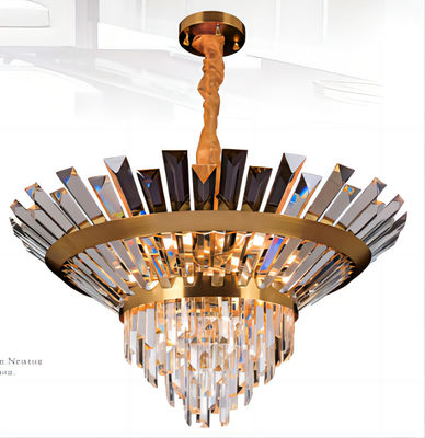 Luz de cristal ahumada modificada para requisitos particulares 110V - 240V del colgante del racimo