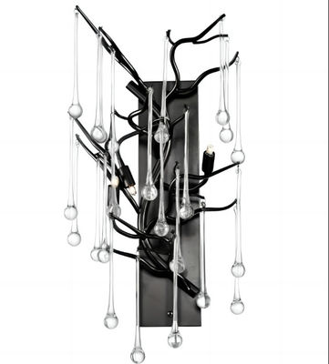 K9 claro Crystal Drop Metal Wall Sconce L280*W220*H460