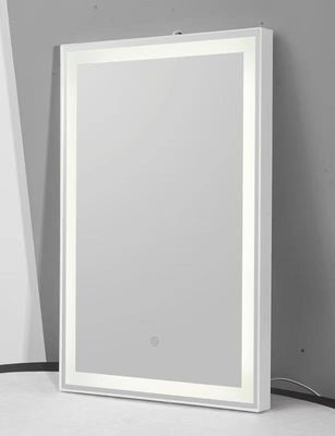 Marco plástico del ABS de la luz del espejo del cuadrado y del cuarto de baño del círculo LED