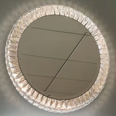 Espejo de acero inoxidable del LED Crystal Effect Mirror Crystal Vanity con las luces