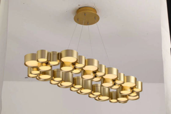LED acrílico de oro de resina Creative Candelario Csutom Color 3000 - 6000K