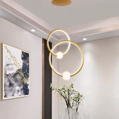 Candelario circular moderno para interiores 44w 23w 19w