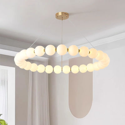 Lámparas de vidrio de ahorro de energía LED Lámparas de colgante Comedor Restaurante Lustrero 25-30M2