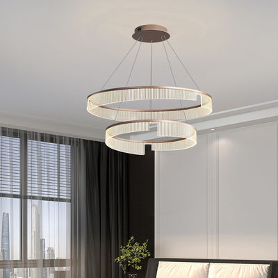 Acrílico LED moderno de techo lámparas de candelabros para el restaurante sala de estar