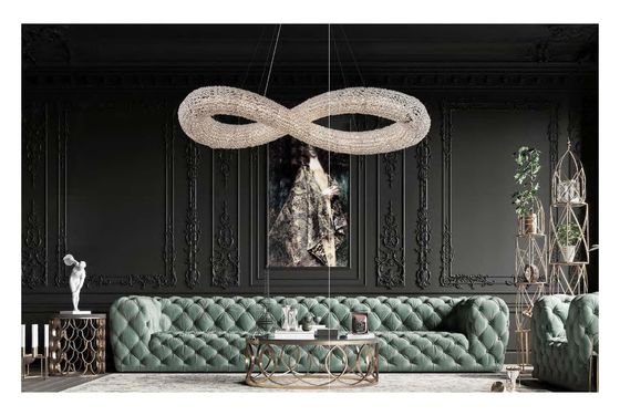 Art Light Luxury Crystal Chandelier para el salón Restaurante Hotel Lobby