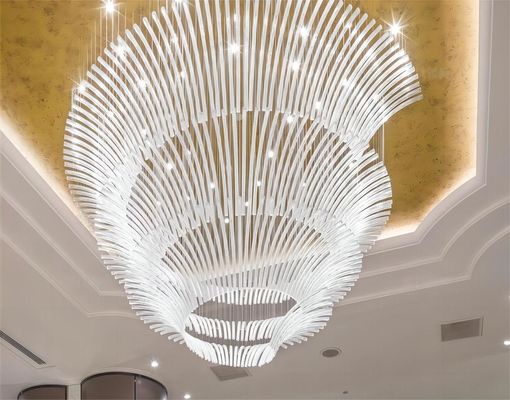 Arte de alta gama Modern candelabro de acrílico para residencias de lujo