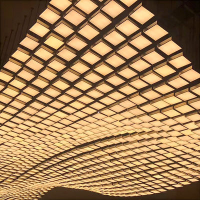 Moderno LED Crystal Wave Gran vestíbulo lámpara de lámpara de candelabrador Custom OEM ODM