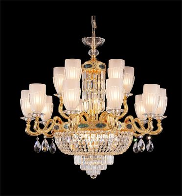 Custom Luxury Modern Chandelier estilo francés LED E14