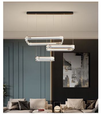 Lámpara de acrílico Waltz Lustre Tricolor LED 270W 250W
