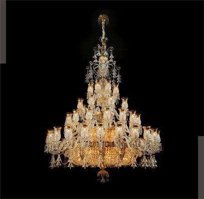 Lobbies de hoteles de lujo Gran candelabros de cristal
