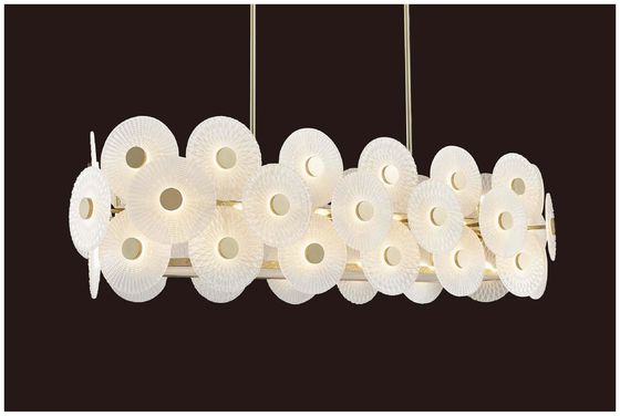 24V 3500K Champagne Oro de vidrio candelabros personalizados Brillo suave
