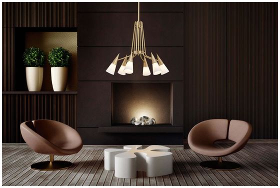Moderno estilo de arte candelabros personalizados adecuados para diferentes espacios