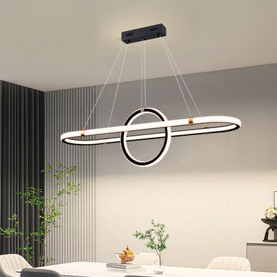 LED 92W/Tres colores Negro Linterna de restaurante suave luz cómoda