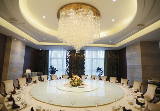 Cristal de alta calidad lujo comercial grandes candelabros personalizados