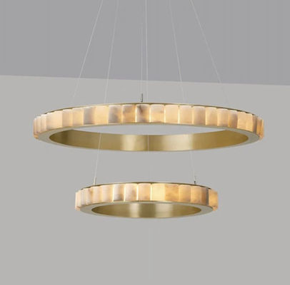 lámparas de candelero moderno de alabastro ZSHONORHIGH, SIDEREAL luces de techo para el salón comedor