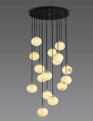 Espiral Moderno Cristal lámpara de candelabrador Sala Larga Montaña de candelabradores Iluminación Cristal Brillo Led L'Escalier Luces