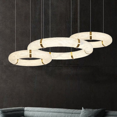 Modern Luxury Alabastro L1P Lustrero colgante de latón colgante luz comedor cocina isla hotel bar AC precio de fábrica