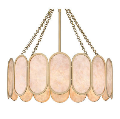 Modern Luxury Alabastro L1P Lustrero colgante de latón colgante luz comedor cocina isla hotel bar AC precio de fábrica