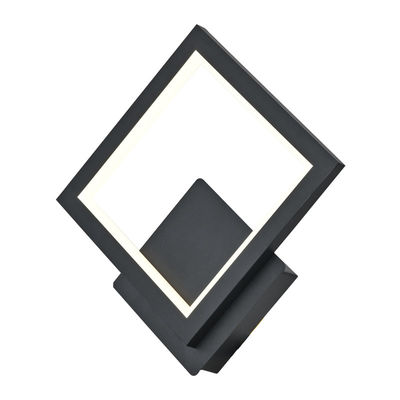 Lámpara de pared de aluminio moderno cuadrado 18w fondo de la pared de la sala de estar del dormitorio de la cabecera de la pared de arte de la luz