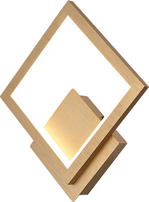 Luces de pared creativas de aluminio cuadrado de 18w pared de fondo de la sala de estar de la cabecera del dormitorio luz de pared de arte