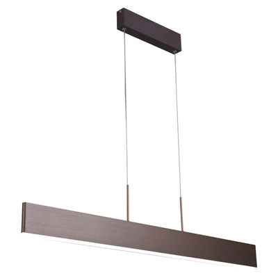16W 24W de aluminio LED de montaje suspendido luz de oficina CCT luz de techo LED iluminación lineal 1000mm lámpara de tubo