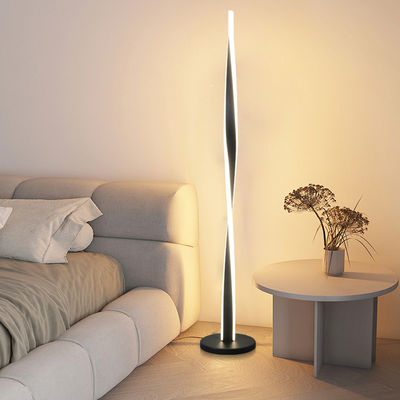 Contemporáneo Retro Moderno Minimalista Acrílico LED Parador de luz de pie Sofá lateral Casa Decoración de la cama Lámpara de piso Morden