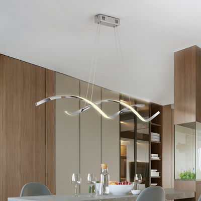 Strip Aluminio Luz creativa Diseñador personalizado Lustrero artístico Villas Apartamentos Hoteles