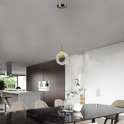 Minimalista Luz de lujo Master dormitorio Candelabrador de lado de la cama Red de fondo de la pared de cristal Lámpara de larga línea Bar Candelabrador pequeño Moderno Simple