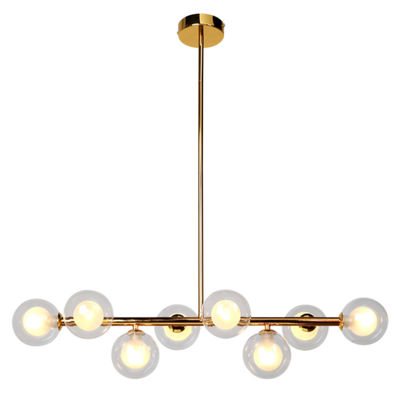 Pared doble lámpara molecular nórdica lámpara mágica de frijoles lámpara de cristal de la sala de estar lámpara de araña personalidad comedor creativo postmoderno sencillo dormitorio luz lujosas luces