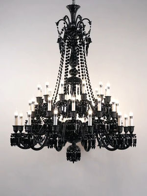 Tendencias lámparas de candelabrillos de humo negro velas de cristal modernas únicas para el comedor
