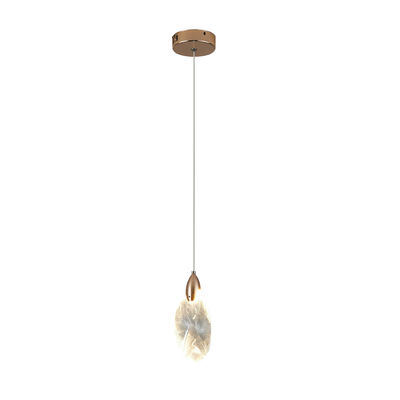 Moda Mayorista Escalera Sala de comedor Contemporáneo Lámparas de colgante de oro Moderno Decorativo Nube Cristal Candelabro