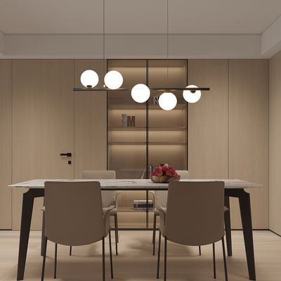 Decoración del hogar Sala de comedor Modernas luces colgantes de vidrio Lámparas colgantes de vidrio Casa Dormitorio Diseño de arte Esfera de vidrio Luces colgantes nórdicas