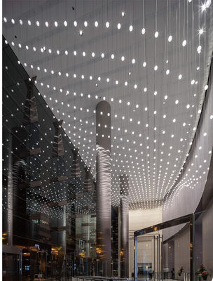 Proyecto a medida Gran decoración interior Villa Centro comercial Hotel Acrílico Linterna Led