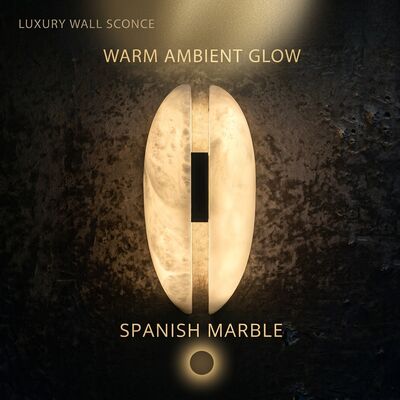 Lámpara de araña de cristal de lujo con colgante de mármol español, accesorio colgante personalizado para decoración de hotel y villa